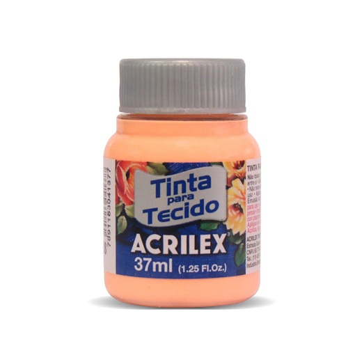 Tinta para Tecido ACRILEX Salmão 518 37ml