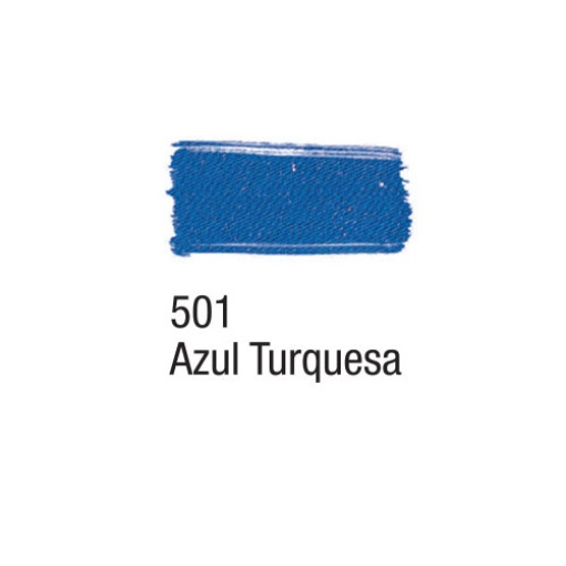 Tinta para tecido ACRILEX azul turquesa 501 37ml