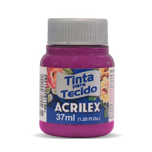 Tinta para Tecido ACRILEX Magenta 549 37ml