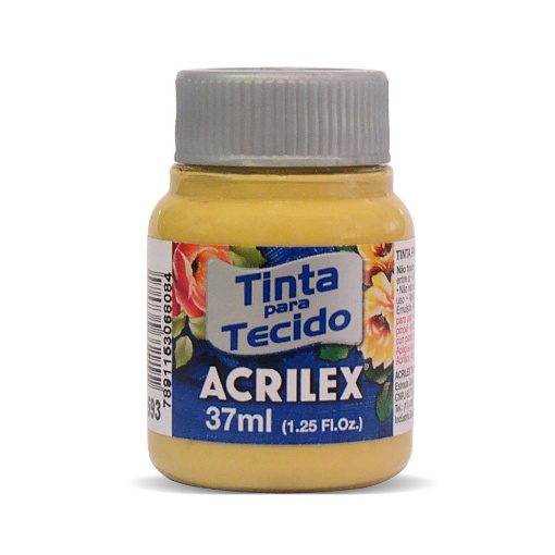 Tinta para Tecido ACRILEX Ocre Ouro 573 37ml