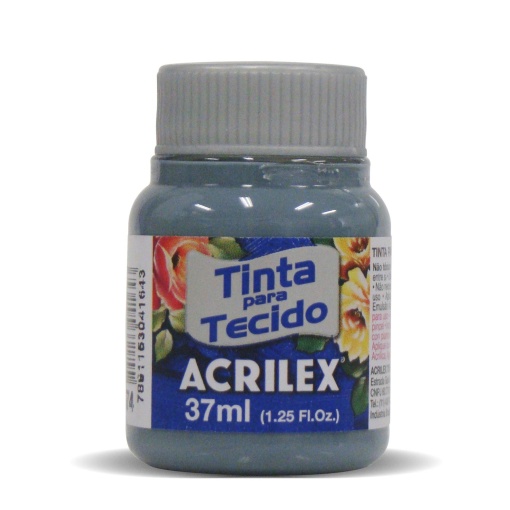 Tinta para Tecido ACRILEX Cinza Lunar 574 37ml