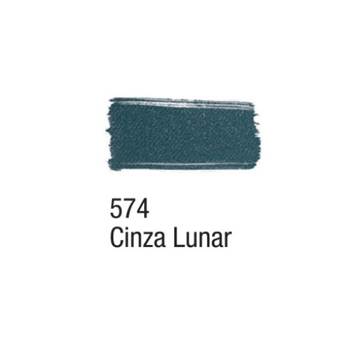 Tinta para tecido ACRILEX cinza lunar 574 37ml