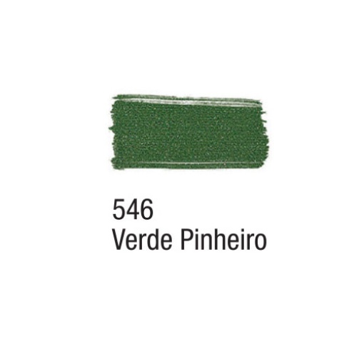 Tinta para tecido ACRILEX verde pinheiro 546 37ml