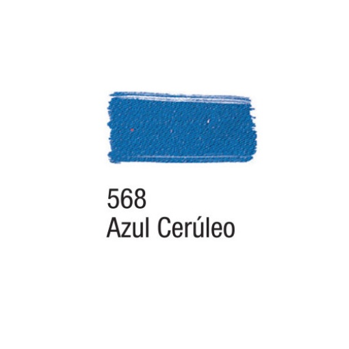 Tinta para tecido ACRILEX azul cerúleo 568 37ml