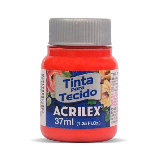 Tinta para Tecido ACRILEX Vermelho Vivo 541 37ml