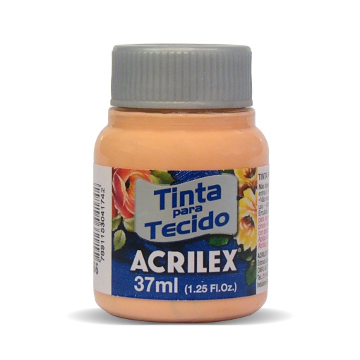 Tinta para Tecido ACRILEX Pêssego 566 37ml