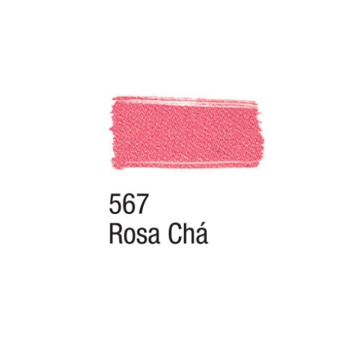 Tinta para tecido ACRILEX rosa chá 567 37ml