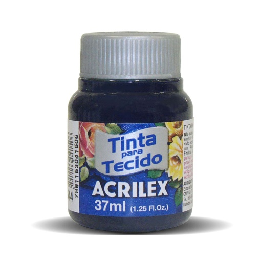 Tinta para Tecido ACRILEX Azul Marinho 544 37ml