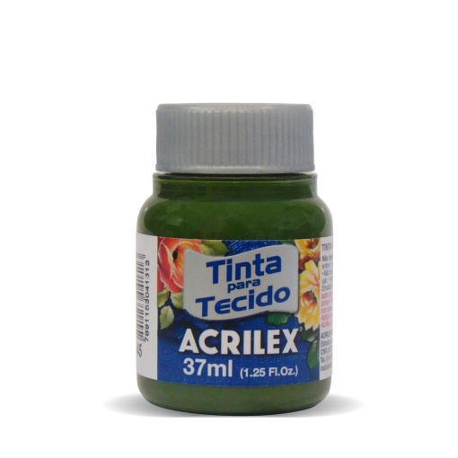 Tinta para Tecido ACRILEX Verde Oliva 545 37ml