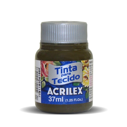 Tinta para Tecido ACRILEX Sépia 551 37ml