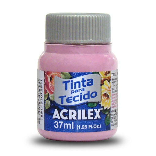 Tinta para Tecido ACRILEX Rosa Ciclâmen 581 37ml