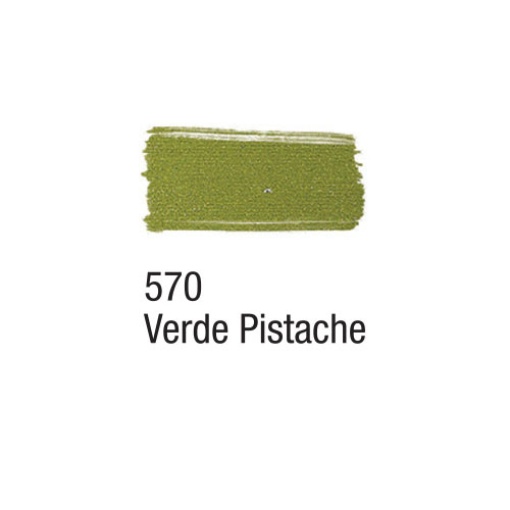 Tinta para tecido ACRILEX verde pistache 570 37ml
