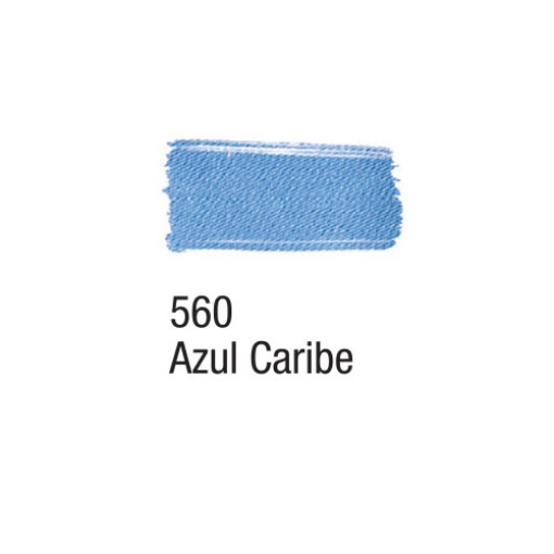 Tinta para tecido ACRILEX azul caribe 560 37ml