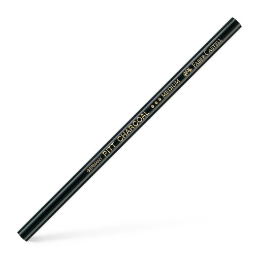 Lápis de Carvão Natural FABER-CASTELL Pitt Charcoal Medium