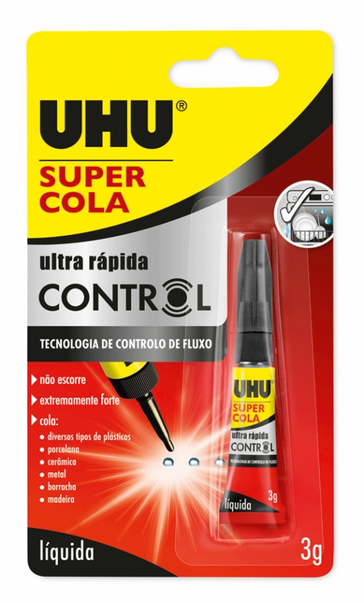 Cola Instantânea UHU Super Cola Control 3g
