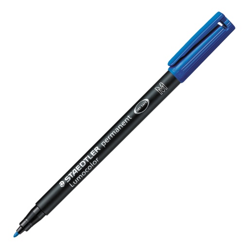 Marcador universal permanente STAEDTLER Lumocolor 317 M 1mm azul 3