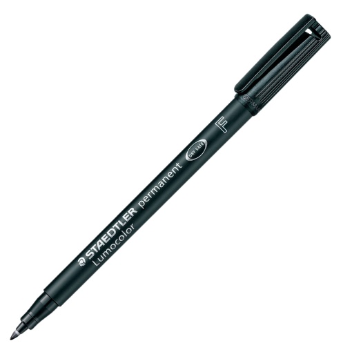Marcador universal permanente STAEDTLER Lumocolor 318 F 0,6mm preto 9