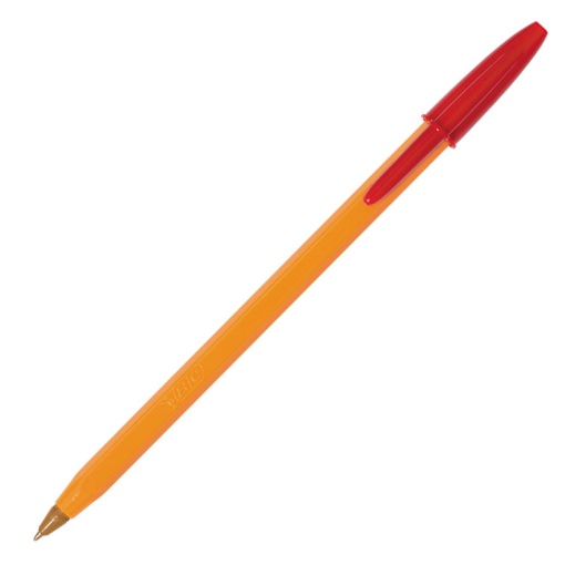Esferográfica BIC Laranja Vermelho