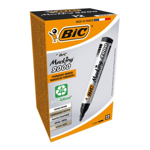 BIC Marking 2000 1.7mm Black Permanent Marker