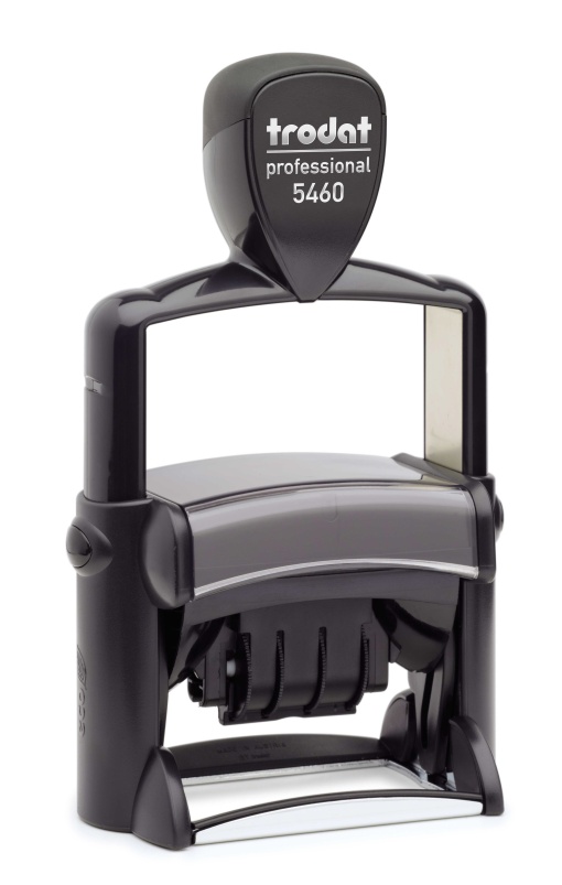 Datador Autotintado TRODAT Professional 5460 com Placa de Texto 56x33mm