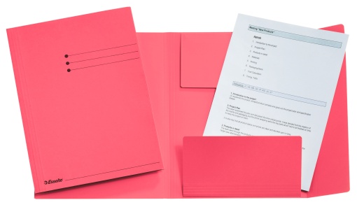 Pasta de Documentos ESSELTE 10333 A4 275g Rosa 21