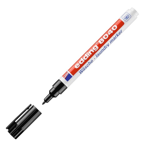 Marcador para tecido EDDING 8040 1mm preto 001