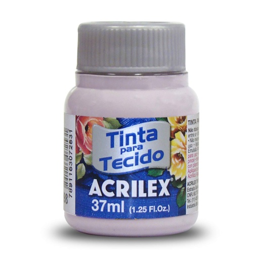 Tinta para Tecido ACRILEX Lavanda Pastel 587 37ml