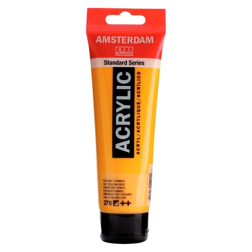 Tinta Acrílica AMSTERDAM Amarelo 270 120ml