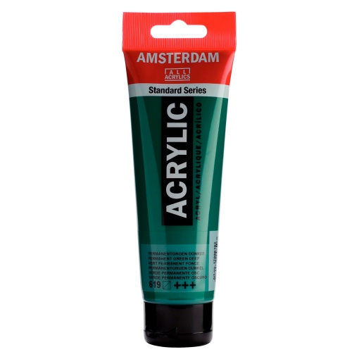 Tinta Acrílica AMSTERDAM Verde 619 120ml