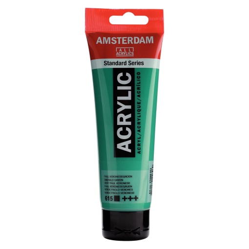 Tinta Acrílica AMSTERDAM Verde 615 120ml