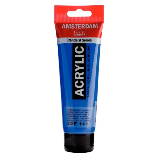 Tinta Acrílica AMSTERDAM Azul Cobalto 512 120ml