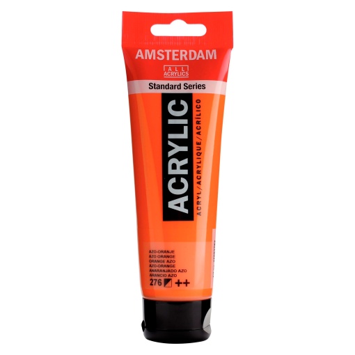 Tinta Acrílica AMSTERDAM Laranja 276 120ml