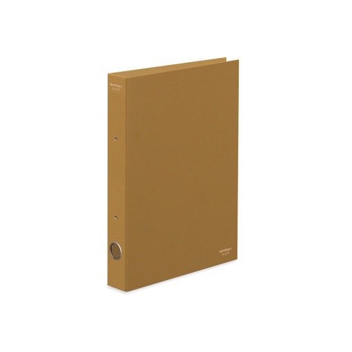 Pasta de Arquivo AMBAR A4 Comercial lombada de 40mm 2 Argolas Kraft