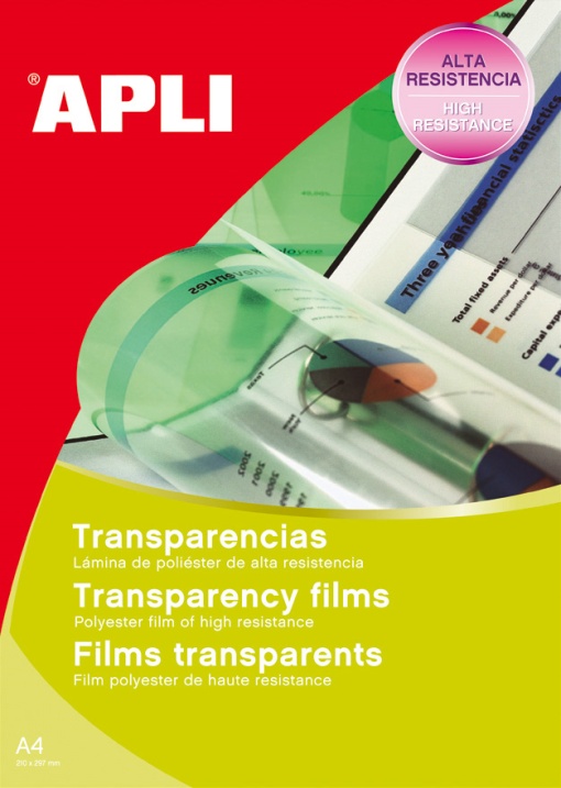 Acetato A4 Inkjet APLI 1230 50 Folhas