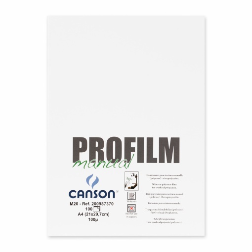 Acetato A4 Escrita Manual CANSON Profilm 100 folhas