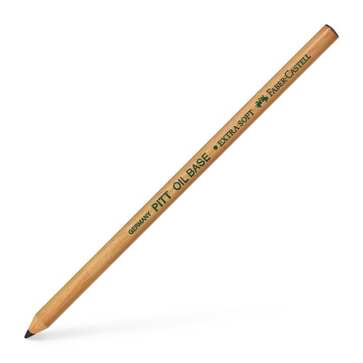Lápis de Cor FABER-CASTELL Pitt Oil Base Extra Soft Preto