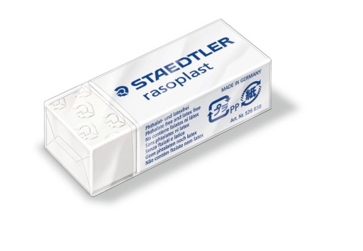 Borracha STAEDTLER Rasoplast Pequena Branca