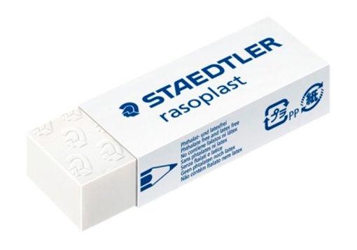 Borracha STAEDTLER Rasoplast Grande Branca