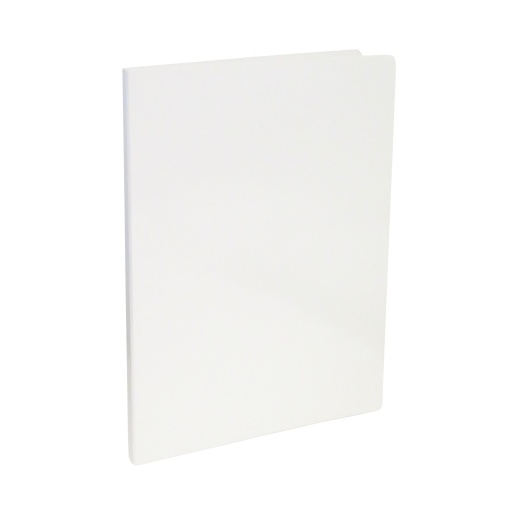 ROMA 3501 A4 binder, 10mm spine, white, high-gloss cardstock.