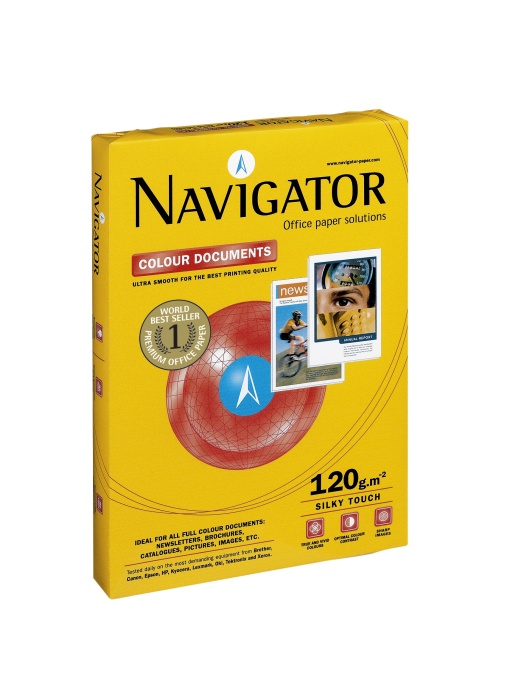 Papel Fotocópia A3 120g NAVIGATOR Colour Documents Branco 500 folhas