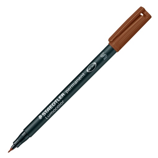 Marcador universal permanente STAEDTLER Lumocolor 313 Sf 0,4mm castanho