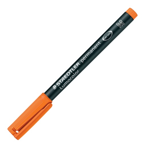 Marcador universal permanente STAEDTLER Lumocolor 317 M 1mm laranja 4