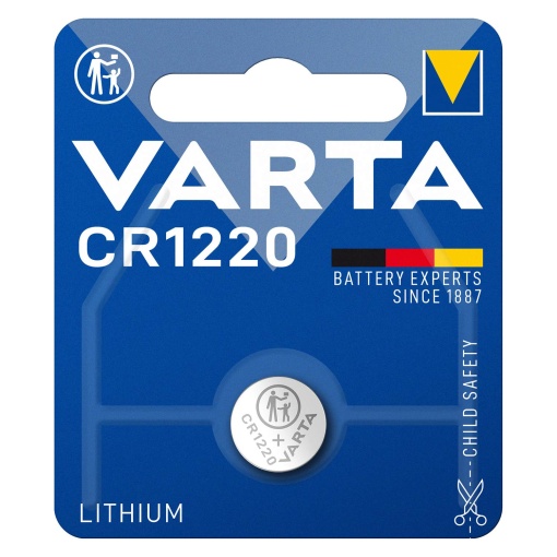 Pilha Eletrónica de Lítio CR1220 3V VARTA 6220