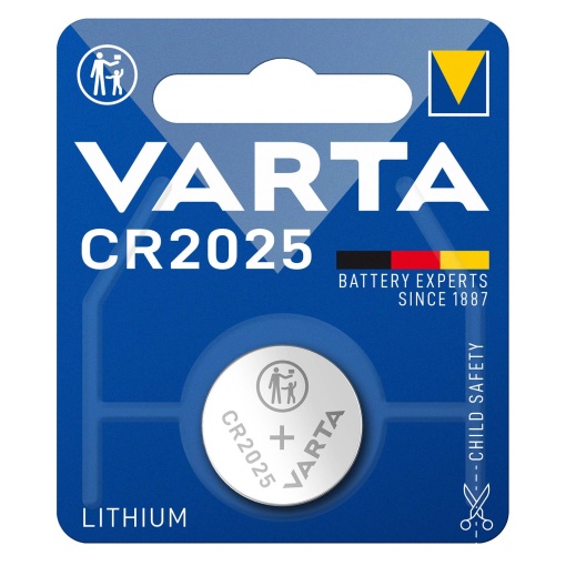 Pilha Eletrónica de Lítio CR2025 3V VARTA 6025
