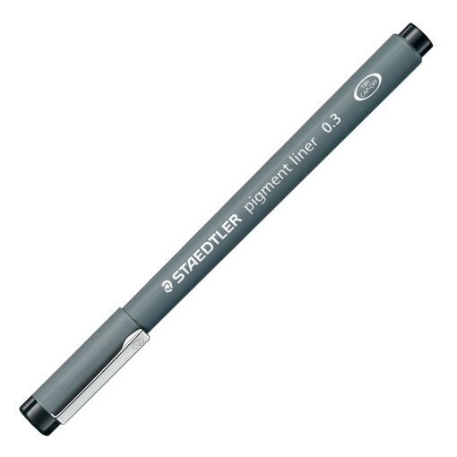Fineliner STAEDTLER Pigment 308 0,3mm Preto
