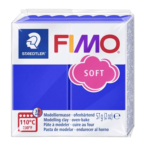 Pasta de Modelar FIMO Soft 33 Azul 56g