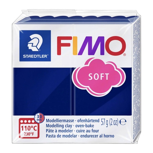 Pasta de Modelar FIMO Soft 35 Azul 56g