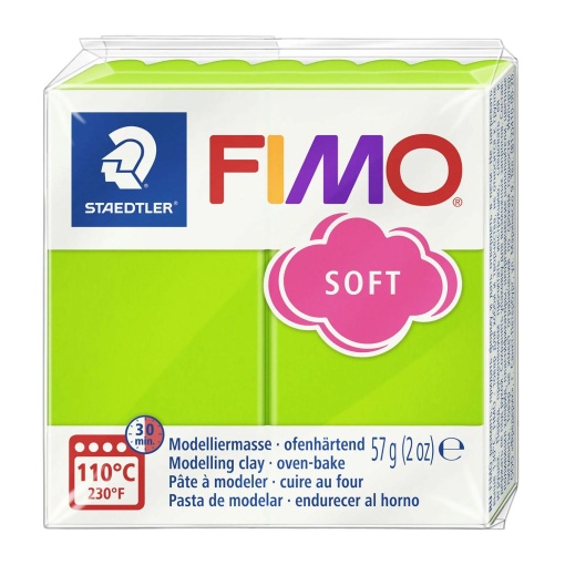 Pasta de Modelar FIMO Soft 50 Verde Claro 56g