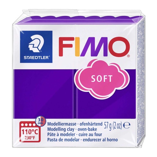 Pasta de Modelar FIMO Soft 63 Ameixa 56g