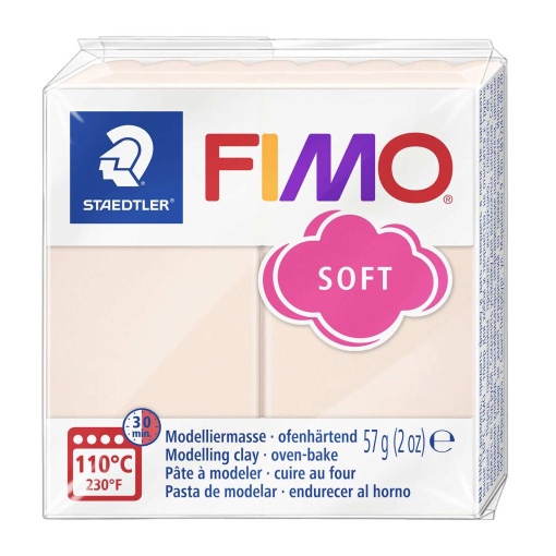 Pasta de Modelar FIMO Soft 43 Cor Pele 56g